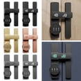 thumbnail image 4 of Luminous Door Latch 180 Degrees Sliding Door Lock Free-punch Interior Door Bolt, 4 of 4