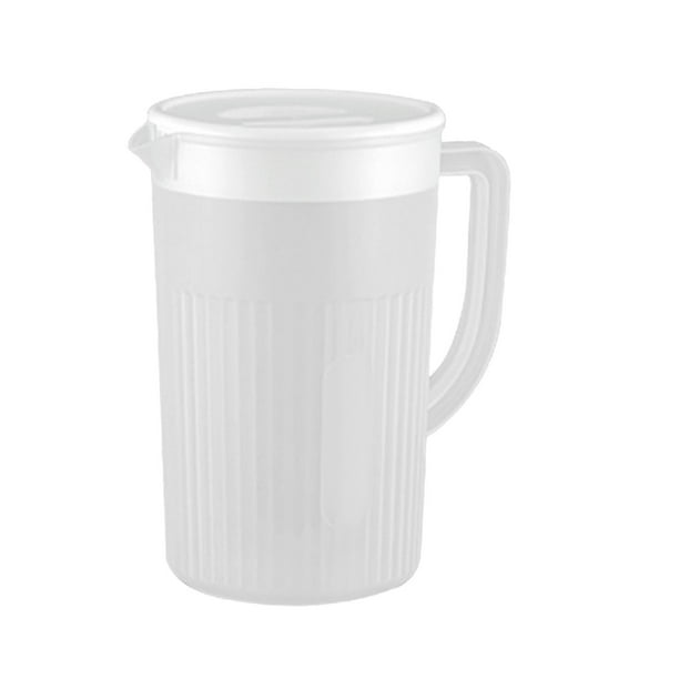Almacenador De Agua De Plástico De Gran Capacidad Con Tapa, Jarra Fría De Alta Temperatura Para Jugo, Té Y Almacenamiento De Bebidas