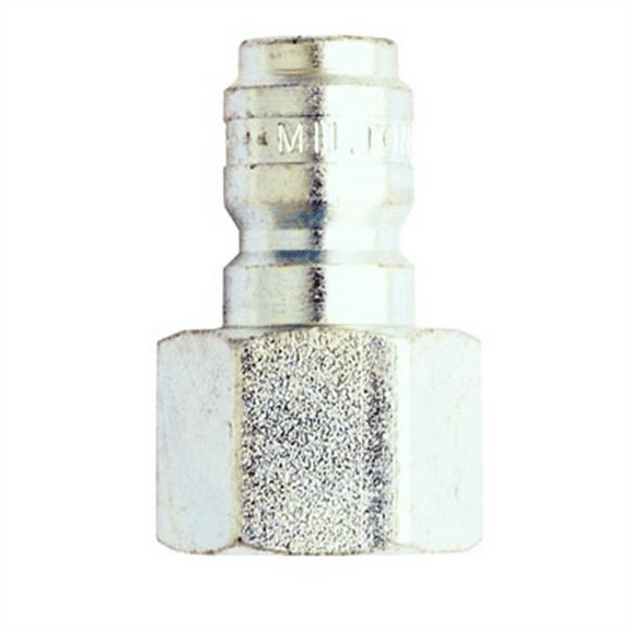 Milton Industries 3/8" Female Straight Thru Plug