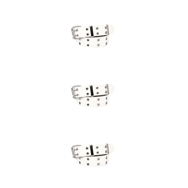 Sonducket Nuevo cinturón de moda de cadena Punk para mujer, cinturón ajustable con ojal de doble con cadena de ojal, cinturones decorativos Type3 NO3 Sonducket CBP140352