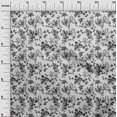 thumbnail image 3 of oneOone Cotton Silk Gray Fabric Floral Diy Clothing Quilting Fabric Print Fabric By Yard 42 Inch Wide, 3 of 4