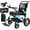 Blue, variant on WEYRAL 35+ Miles Long Travel Range, Lightweight Electric Wheelchair Foldable for Adults , All Terrain Motorize Power Wheelchair (2 Batteries)