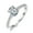 Oval 1CT/5x7mm, variant on D Color Real Moissanite Engagement Rings for Women 925 Silver GRA Certificate