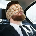 thumbnail image 5 of Wukai Pumpkins Print Sleep Mask - Eye Mask for Sleeping, Ultra Soft and Skin Friendly Full Eye Covers for Women/Men, Perfect Light Blocking Sleeping Mask, 5 of 7