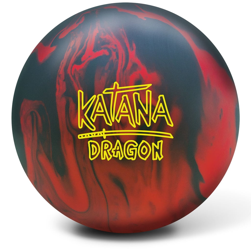 Radical Katana Dragon Bowling Ball Redblack 15lbs