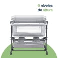 thumbnail image 2 of Cuna de Viaje Desmontable - Altura Ajustable de 6 Niveles - Tapiz Hipoalergénico - Para Recién Nacidos hasta 9 Kg Bebesit  Bassinet, 2 of 8