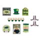 thumbnail image 2 of Bandeja de madera con diseño de primavera y Pascua, adorno decorativo para el hogar, diseño plegable de dos niveles, base de madera, para dormitorio, centro de mesa de Pascua, decoración de, 2 of 9
