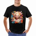 thumbnail image 2 of Marilyn Monroe Retro Floral Graphic Tee Shirt Marilyn Monroe Fans Aesthetic Art of Portraits Unisex Shirt, 2 of 4