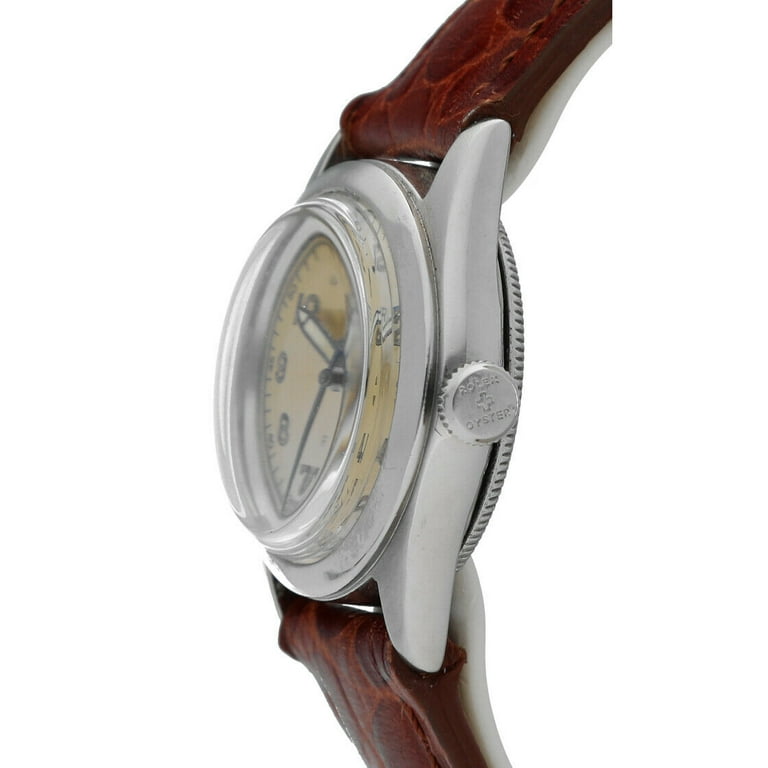 Vintage Rolex Raleigh 3478 Oyster Stainless Leather Manual Wind