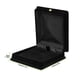 thumbnail image 3 of 4 x Caja de Almacenamiento de Exhibición de Joyería de Cadena de Collar de Terciopelo Estuche de Regalo Soporte del Organizador --- Negro, 3 of 5