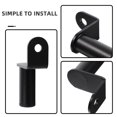 thumbnail image 3 of QIFULL 2Pcs Black Motorcycle Mirror Mount Extender Bracket Universal Fit Rearview Mirror Holder, 3 of 6