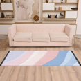 thumbnail image 2 of Yayeee Runner Rug for Bedroom 2'x6' Machine Washable Hallway Non Slip Mat, Abstract Blue, 2 of 8
