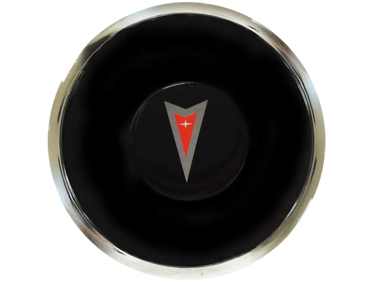 Volante Steering Wheels S6 Horn Button; w/Pontiac Red Arrow Emblem ...