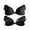 Black, variant on Deago 2 Pairs Sticky Bra Adhesive Push Up Reusable Invisible Strapless Bras for Women Backless Dresses (Black+Skin)