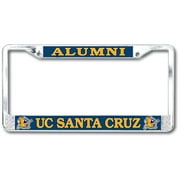 UC Santa Cruz Alumni Chrome License Plate Frame