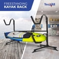thumbnail image 7 of Yes4All 175 lbs Storage Freestanding Double Kayak Rack for Garage, Durable Steel Outdoor Kayak Stand, Ideal for Kayaks, Surfboard, Paddle Board, 7 of 7
