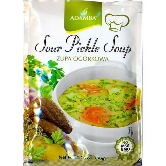 Adamba Sour Pickle Soup Zupa Ogorkowa 50g Bag (3-Pack)