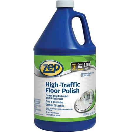 Zep Commercial, ZPE1044999, High-Traffic Floor Polish, 1 Each, (Best Way To Clean Real Wood Floors)