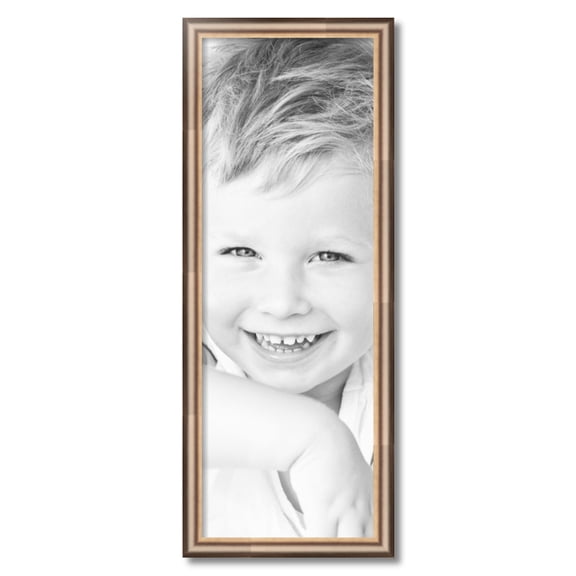 ArtToFrames 12x34" Anique Silver Picture Frame, Silver Wood Poster Frame, with Regular Acrylic and 2 (FBPL-4964)