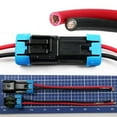 thumbnail image 7 of 5-Pack Metri-Pack 2-Pin 30 Amp, 280 Series Connectors Multi-Function (Male to Female Pigtail 12GA), 7 of 7