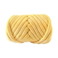 thumbnail image 3 of Hilo grueso, hilo voluminoso, longitud de 43,74 yardas, hilo de punto para brazo, hilo Jumbo para cestas, bufanda, alfombra, almohada, macramé Amarillo, 3 of 8