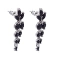 thumbnail image 3 of Pendientes Largos Con Cristales De Zirconia, 3 of 3
