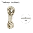 thumbnail image 2 of Cuerda elástica Uxcell de alta resistencia para manualidades, costura, correas de gancho, camping, correa de sujeción, color beige, 3 mm x 10 m, 2 of 5