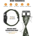 thumbnail image 2 of Tianle Compatible with Fenix 5 Band 22mm Width Soft Silicone Watch Strap for Fenix 5 Plus/Fenix 6/Fenix 6 Pro/Fenix 7/exip/Forerunner 935/945/Approach S60/Quatix 5 (Army Green), 2 of 8