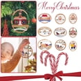 thumbnail image 5 of Tkrady Christmas Ornaments-Nativity Christmas Decoration Wooden Hanging Card Holiday Christmas Tree Pendant, 5 of 6