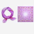 thumbnail image 3 of Ensemble de Foulards Carrés Floraux Lisses Mode Foulard pour Femmes, 3 of 10