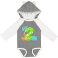 thumbnail image 3 of Inktastic Dinosaur party-Second Birthday Boys or Girls Long Sleeve Baby Bodysuit, 3 of 5