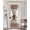 Beige, variant on Texas Star Blackout Curtains, French Door Curtains for Door Window, Brown Farmhouse Country Berry Red Plaid Vintage Privacy Drapery for Patio/Sidelight Doors, 1 Panel with Tieback, 25 x 40 Inches