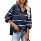 thumbnail image 5 of Blusa De Moda Para Mujer, Blusa De Manga Larga Con Cuello En V Y Cordón De Manga Larga Para Mujer Para Citas Para El Trabajo ANGGREK Otros, 5 of 6