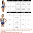 thumbnail image 2 of FLMEI Family Mother Daughter Swimsuits 2PCS Parent-Child Girls Bikini Women Bathing Suit Set for Toddler Kids Mom Two Piece Halter Swimwear, 2 of 9