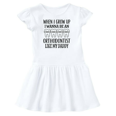 

Inktastic Future Orthodontist Baby Gift Gift Toddler Girl Dress