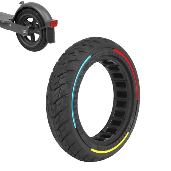 MELIVO 1PCS 8.5 Inch Solid Tire 8 1/2x2 Honeycomb Tires for Electric Scooter 50/75-6.1 Front and Rear Replacement Off-Road Tire with 2 Steel Levers