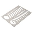 thumbnail image 3 of Plantilla Para Labios Y Cejas, Plantillas Resistentes Para Labios Y Cejas, Práctica De Acero Inoxidable Plateado Cepillado, Fácil Limpieza Para Salón, 3 of 7