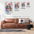 thumbnail image 5 of Hippie Maine Coon Portrait Watercolor Tie-Dye Vintage Styles Vertical Matte Canvas Poster Cat Lover Kitten Owner Gifts Wall Art Home Decor - 00014, 5 of 5