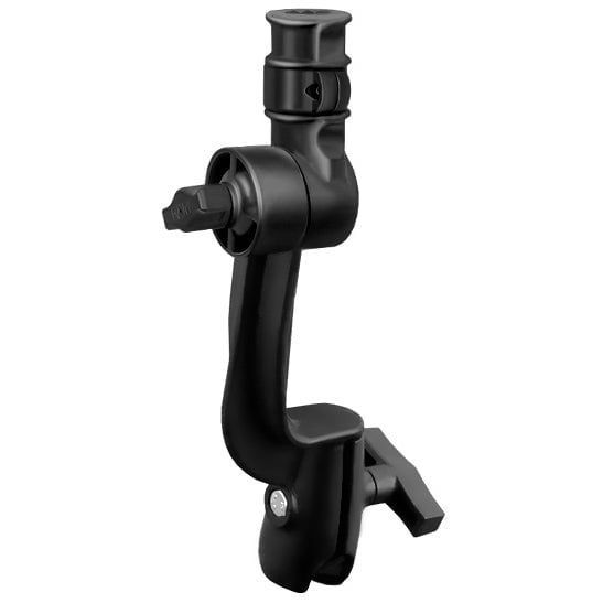 Ram Mount 1.5-Inch Ball Mount with Spline Post Adapter, Black RAP-114-AP-RBU