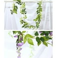 thumbnail image 6 of Artificial Garland Simulation Wisteria Flower DIY Wall\-Mounted Rattan Decoration Home Door And Window Wedding Party Supplies white, 6 of 7