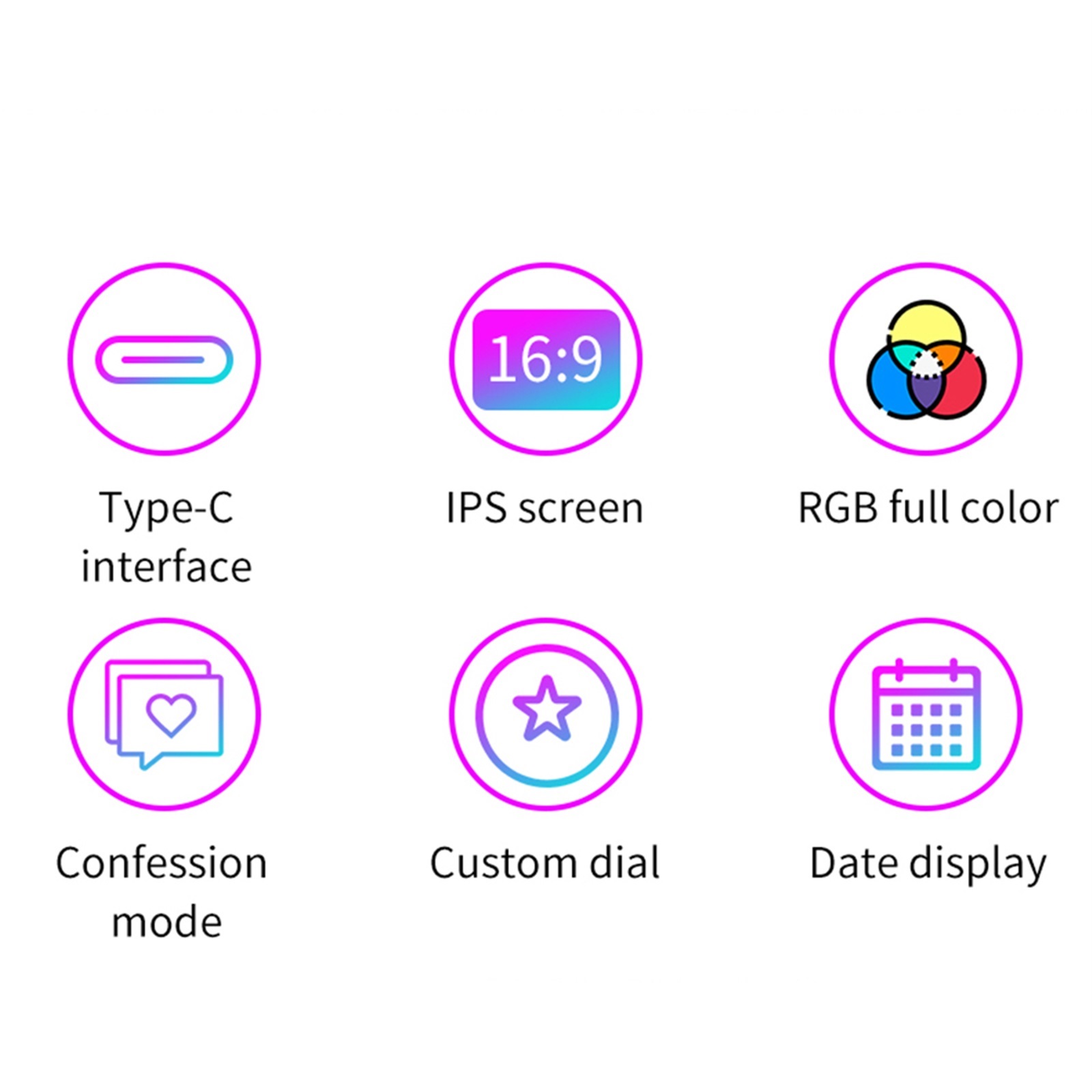 Photo Display Gesture Control Creative Desk Decoration Gifts Tube Clock Kit Digital Calendar Stopwatch Time