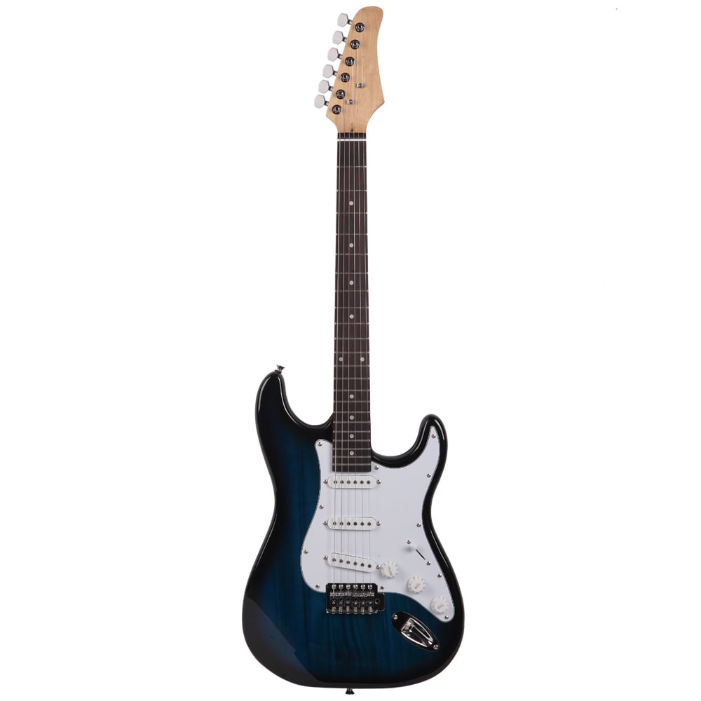Rosewood Fingerboard Electric Guitar with Shoulder Strap / Guitar Bag / Picks / Cord / Hex Wrench
