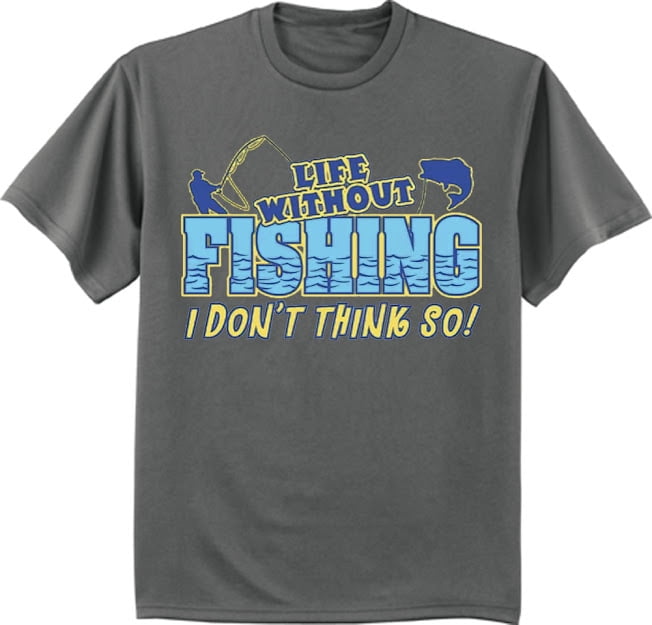 Funny Tshirts Men Graphic Tee Fishing Gifts - Walmart.com