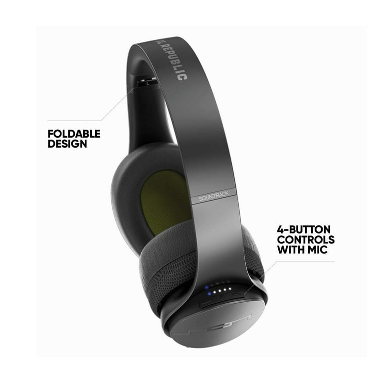 SOL REPUBLIC Soundtrack Wireless Headphones Black SOL-HP1400BK