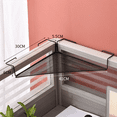 thumbnail image 6 of Office Cubicle Shelf, Wire Corner Sundries Storage Rack, Office Cubicle Dormitory Space-Saving Mesh Corner Rack Shelf, 6 of 6