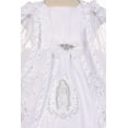thumbnail image 5 of Little Baby Girls Virgin Mary Embroidery Christening Baptism Dresses White 6M, 5 of 5