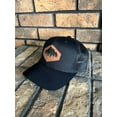 thumbnail image 3 of Trucker Hat with Leather Path, Leather Patch Snapback, Hat with mountains Leather Patch Baseball hat, Leather Hat, Dad Hat, Gift for Hi, 3 of 5