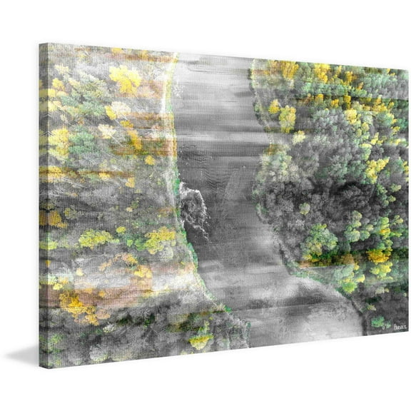 "River Run" Painting Print on Wrapped Canvas