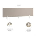 thumbnail image 5 of Bush Business Furniture 70W Desktop Privacy Screen in Warm Beige, 5 of 12