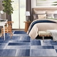 thumbnail image 2 of Modern Geometric Patchwork Area Rug 9x12 Large Rugs for Living Room, Soft Throw Carpet Floor Decor for Entryway Dining Room Office Nursery Blue, 2 of 6